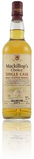Highland Park 1973/2007 - Mackillop's Choice