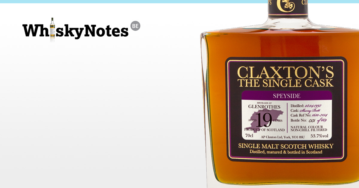 glenrothes 1997 claxtons