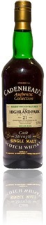 Highland Park 1972 / 1994 Cadenhead