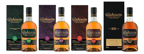 GlenAllachie whisky: 10 / 12 / 18 / 25 Years