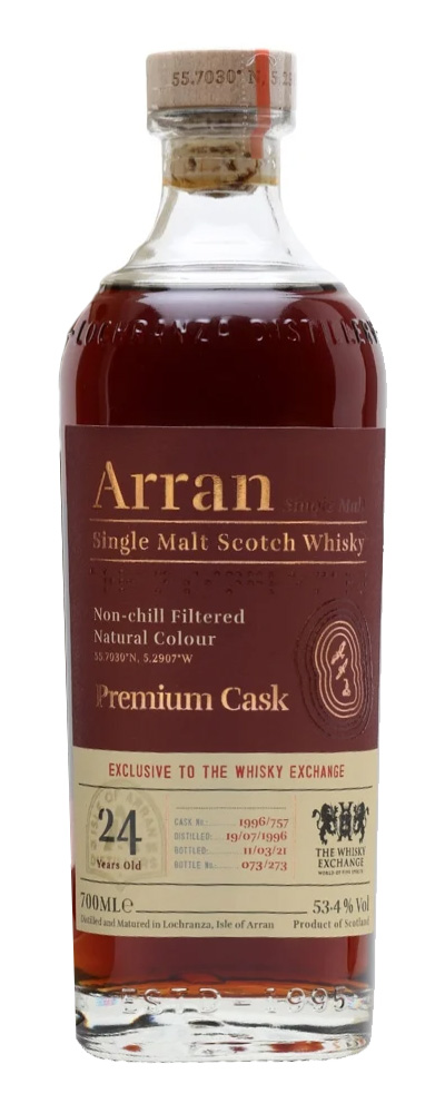 Arran 1996 (cask #757 for The Whisky Exchange)
