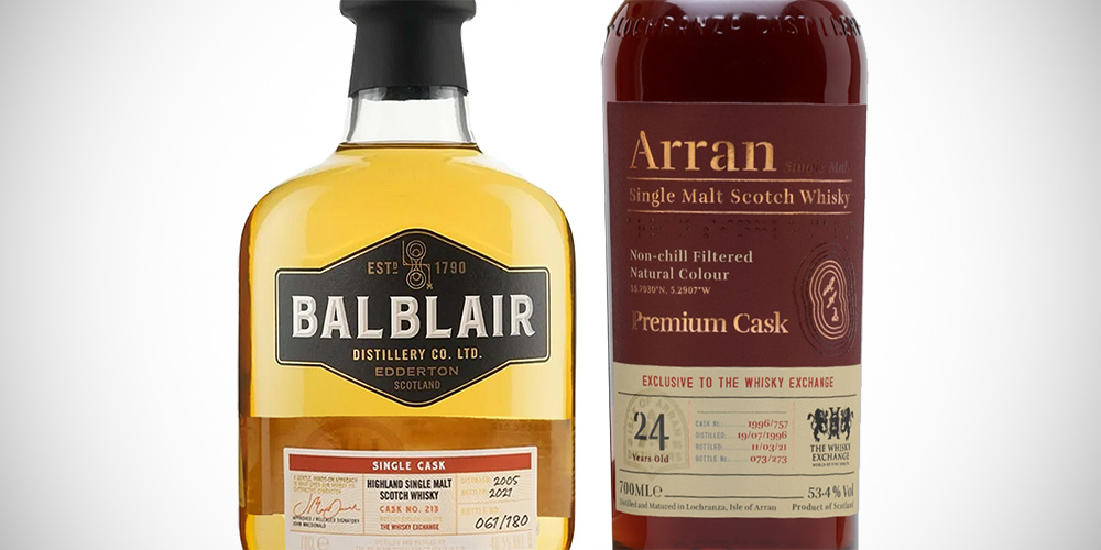 Balblair 2005 / Arran 1996 (The Whisky Exchange)