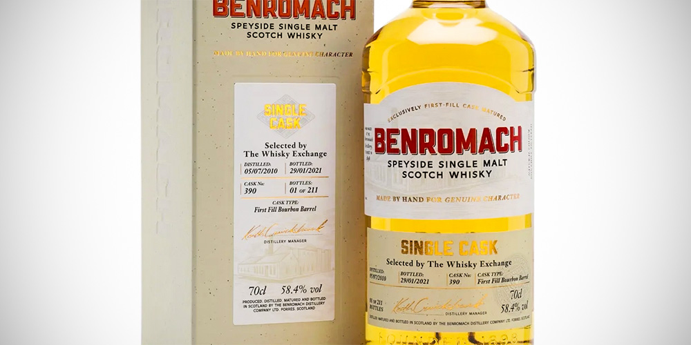 Benromach 2010 single cask - The Whisky Exchange