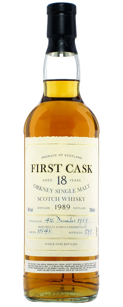 Highland Park 1989 cask #11848 (First Cask)