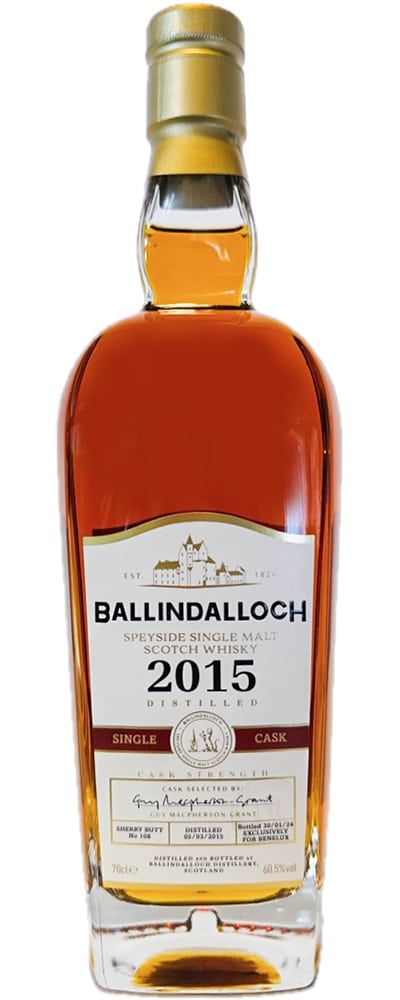 Ballindalloch 2015 Sherry cask #108 (Benelux)