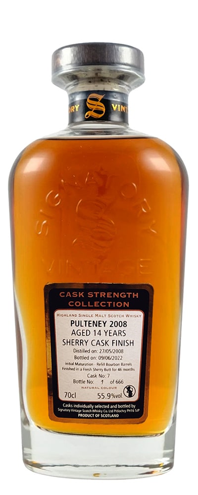 Pulteney 2008 Sherry Cask #7 (Signatory Vintage)