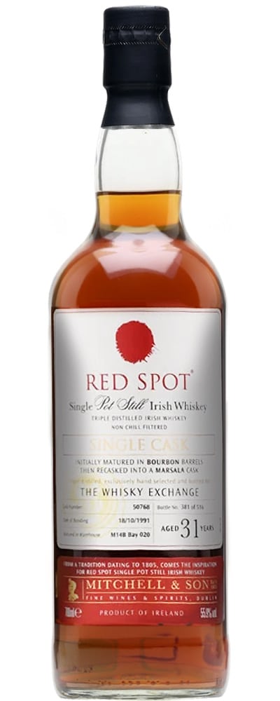 Red Spot 1991 cask #50768 (The Whisky Exchange)