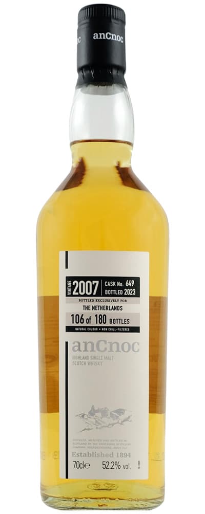 anCnoc 2007 (cask #649 for The Netherlands)