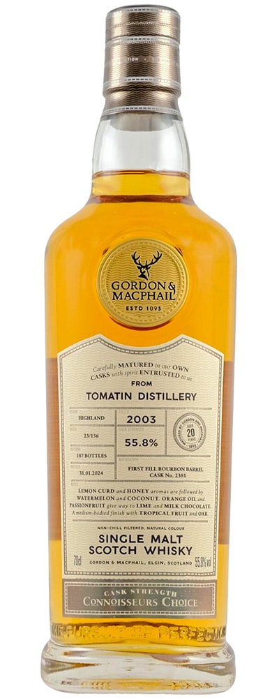 Tomatin 2003 / Glenburgie 2008 (Gordon & MacPhail)